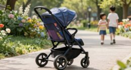 top inflatable tire stroller wagons