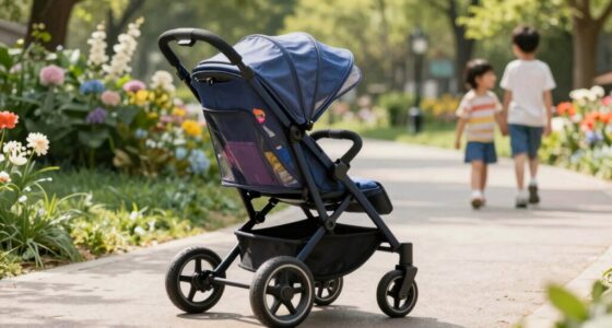 top inflatable tire stroller wagons