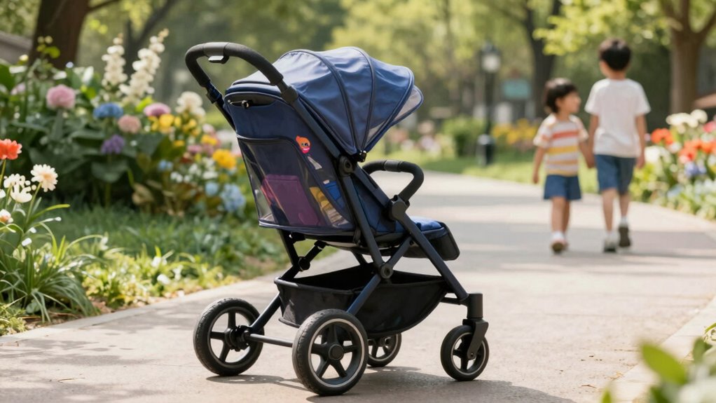 top inflatable tire stroller wagons