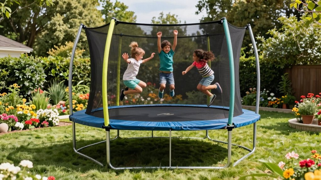 top large backyard trampolines