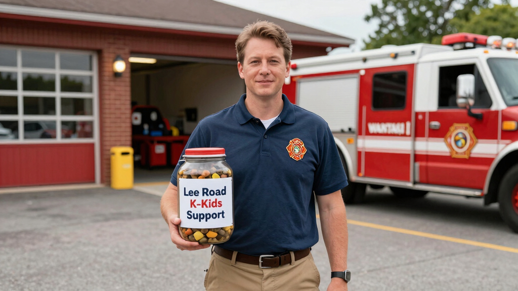 Lee Road K-Kids support Wantagh Fire Department and trauma center through fundraisers