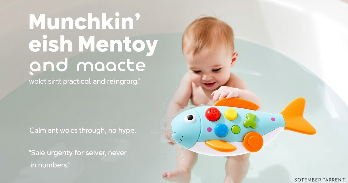 Munchkin Fishin' Magnetic Bath Toy: September Bath Reset