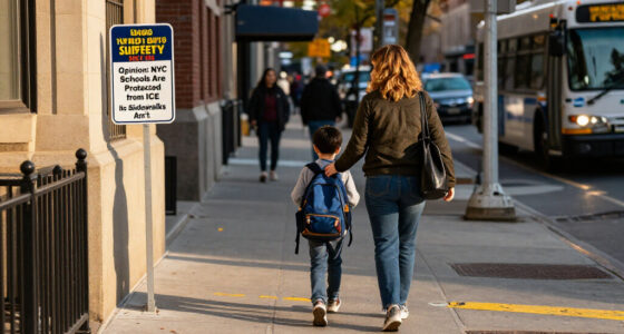 Opinion: NYC Schools Are Protected From ICE. Its Sidewalks Aren’t