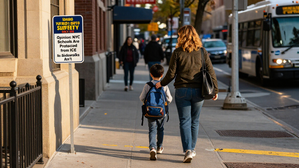 Opinion: NYC Schools Are Protected From ICE. Its Sidewalks Aren’t